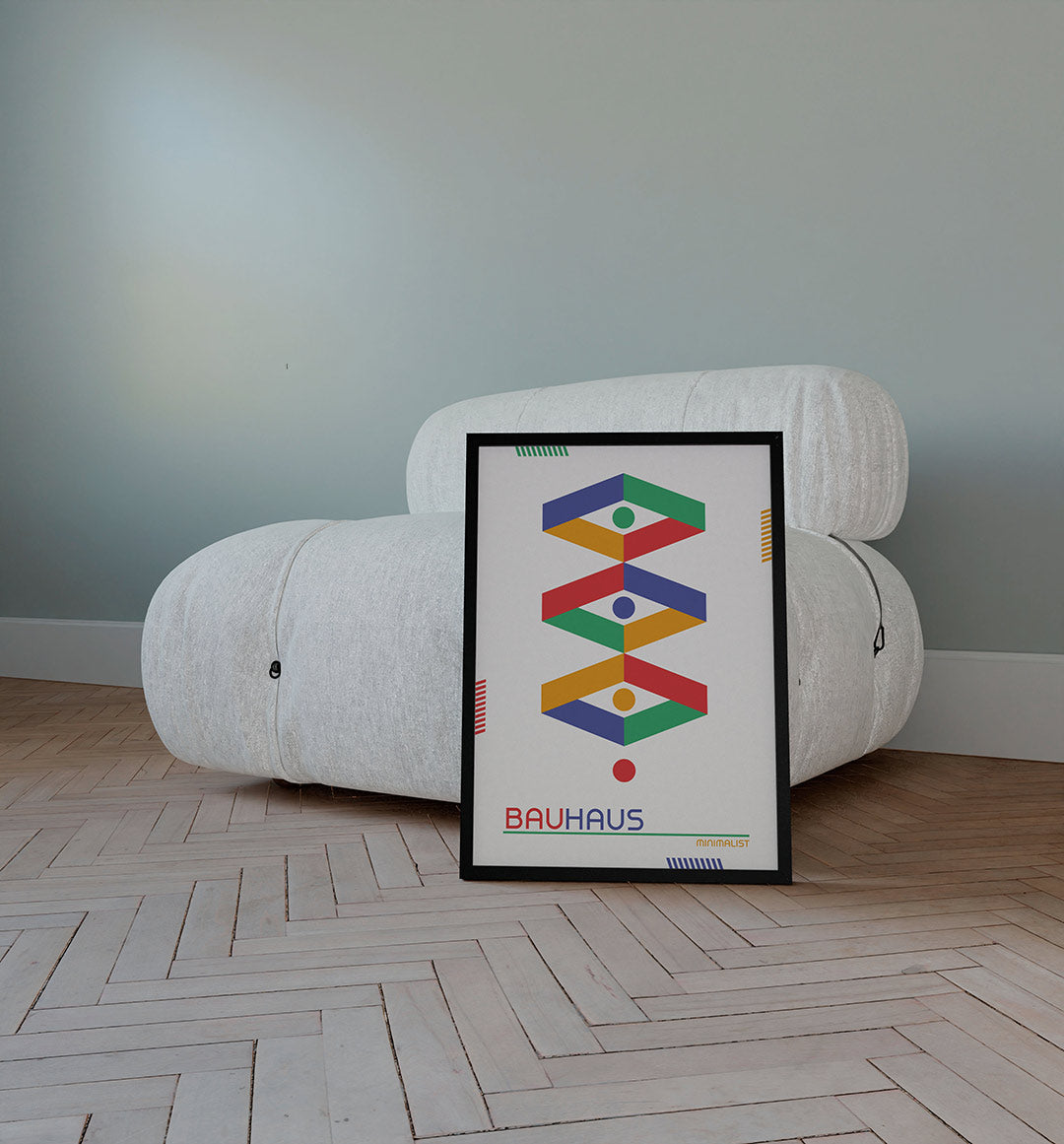 Vormen en kleurvlakken Poster