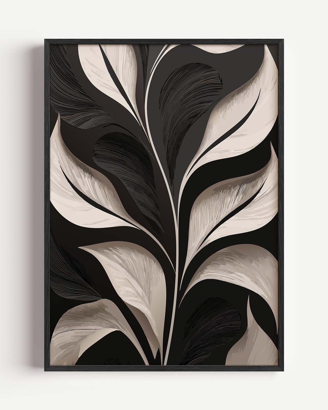 Elegante Botanische Bladeren Poster-WallArtistic