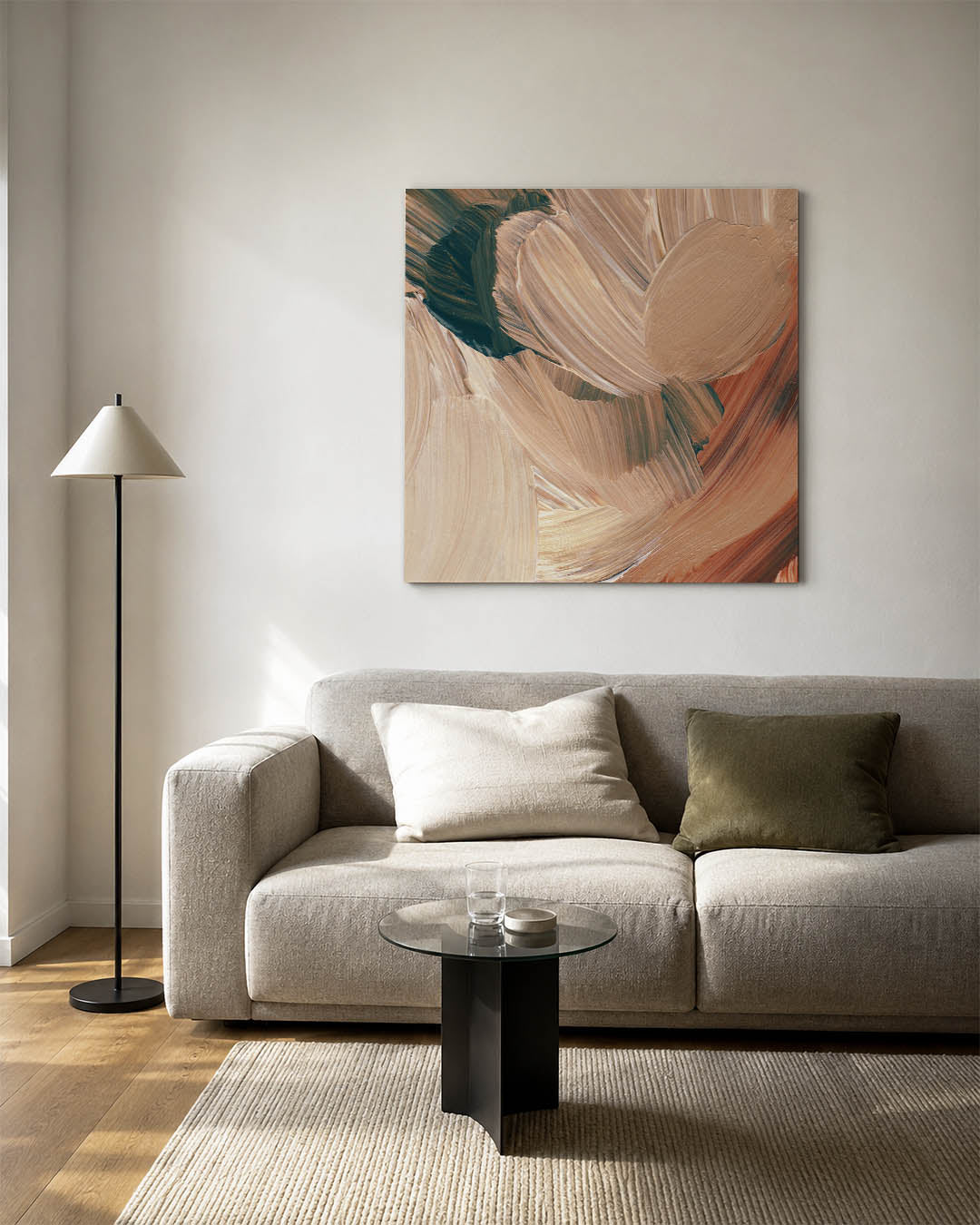 Penseelstreken Kunstwerk