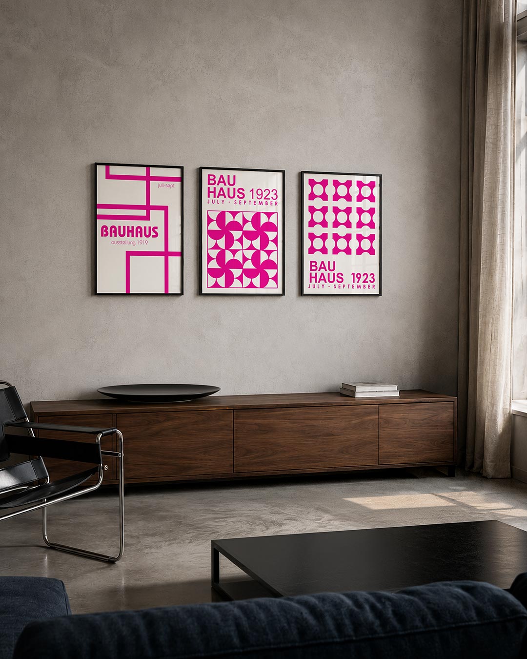 Lijnen en kleurvlakken Posterset