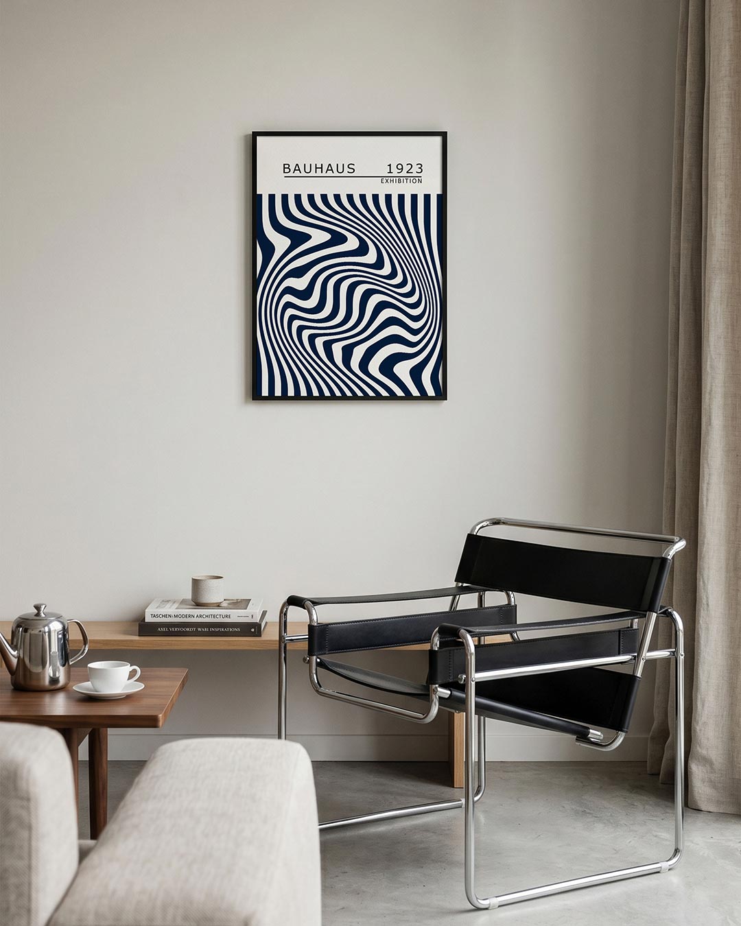 Golvend lijnenspel Poster