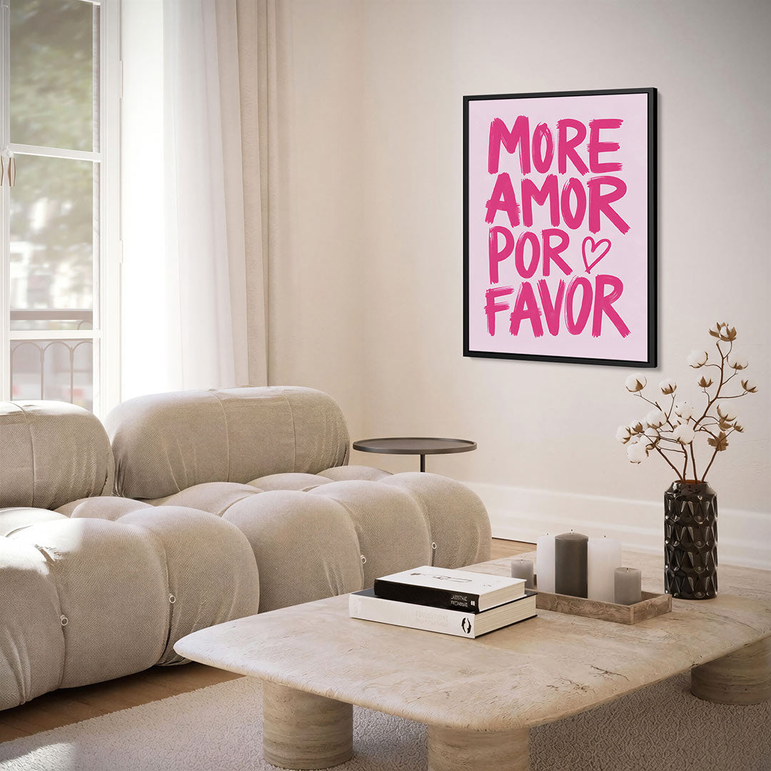 Roze typografie Kunstwerk