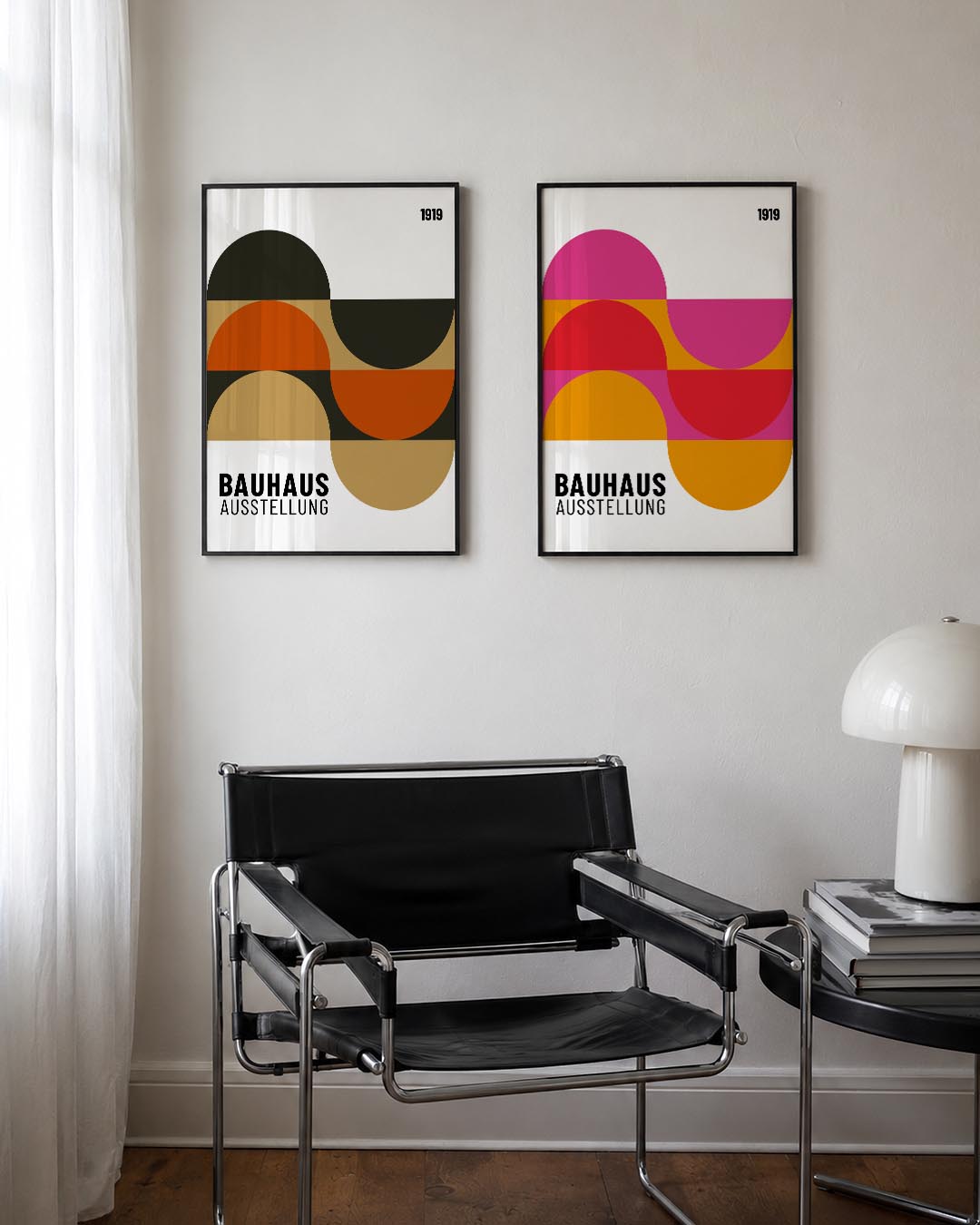 Halve cirkel harmonie Posterset