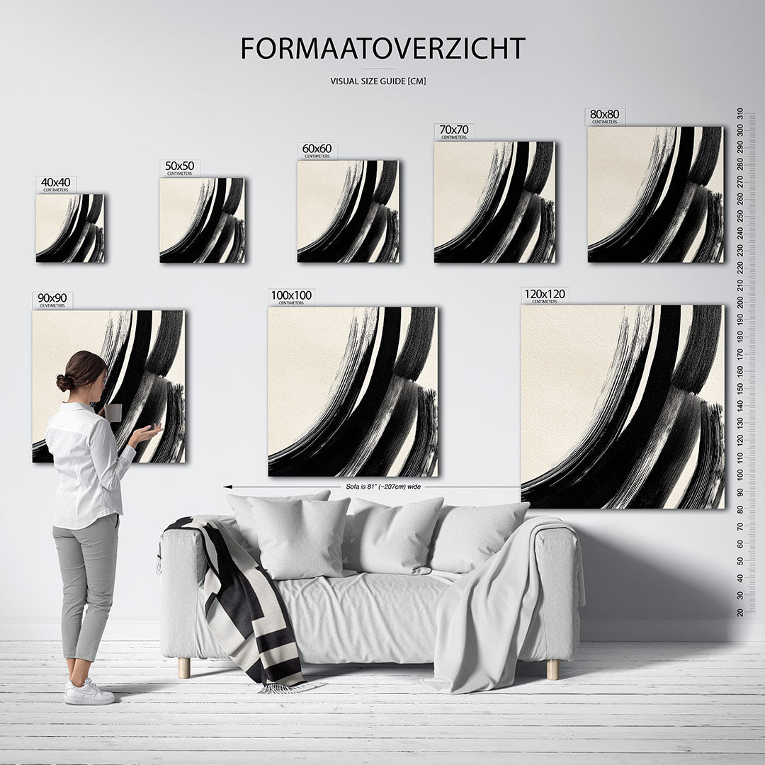 Abstracte Kunstwerk