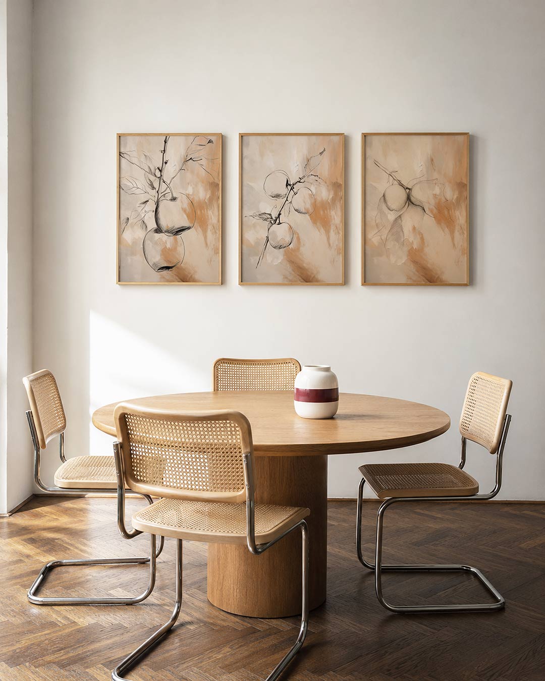 Natuurlijke lijnen Posterset