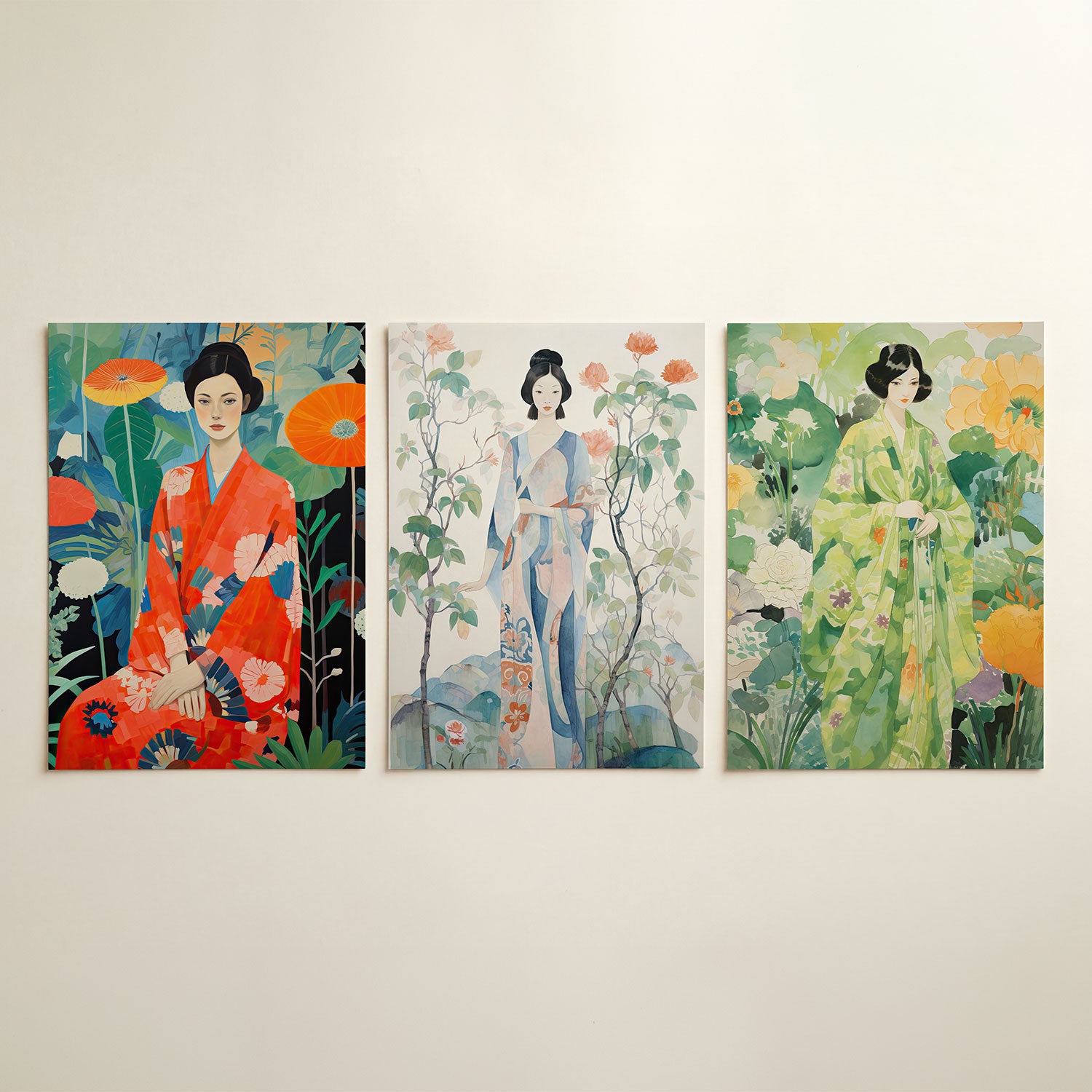 Kleurrijke harmonie Posterset