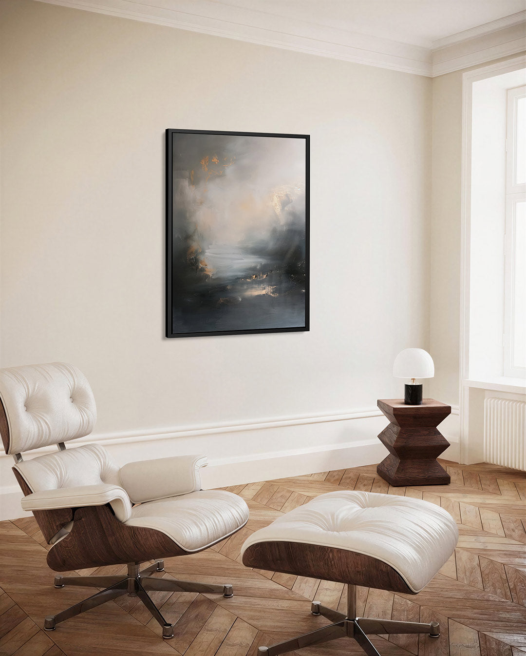 Dromerige kleurencompositie Kunstwerk