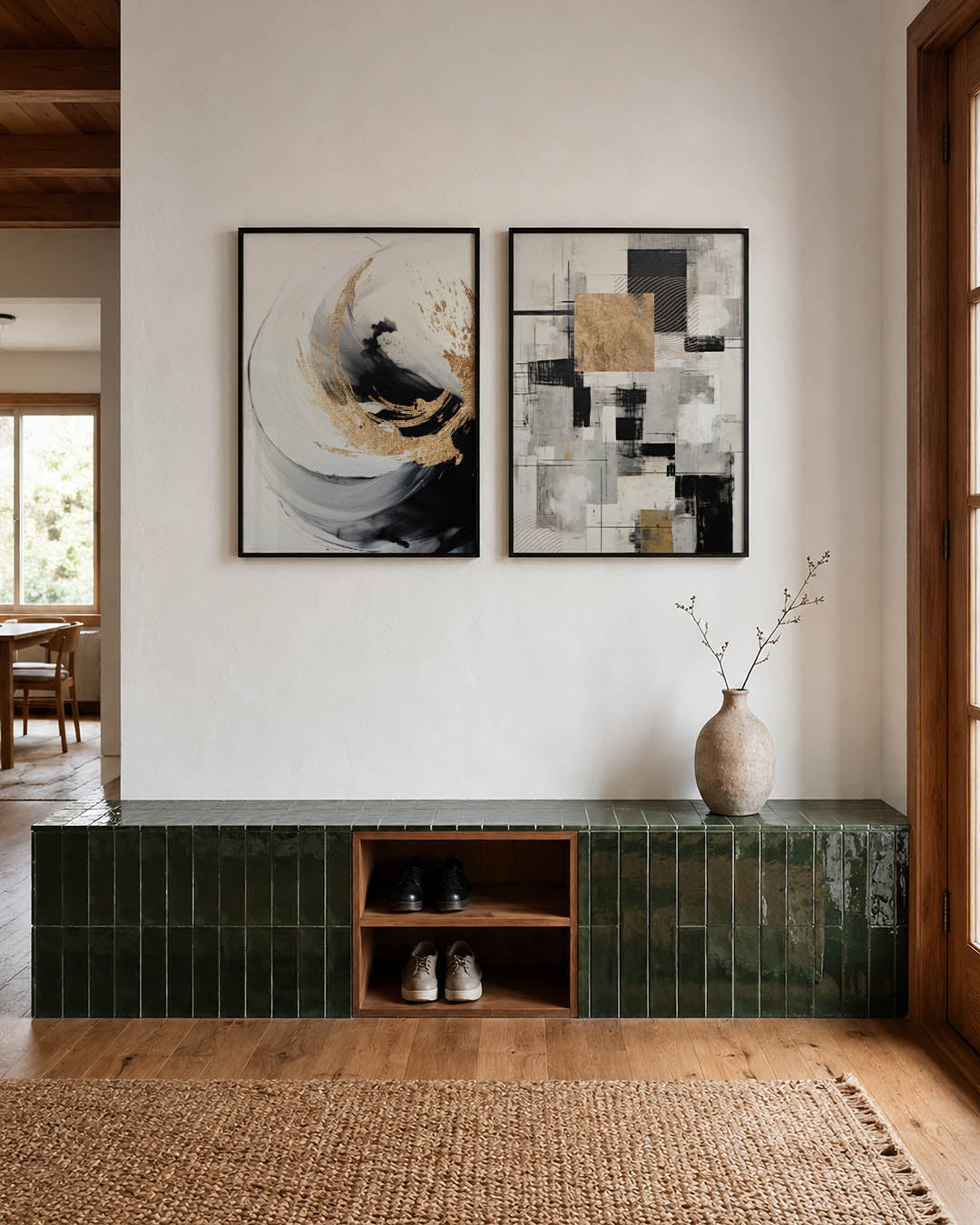 Gouden vortex Posterset