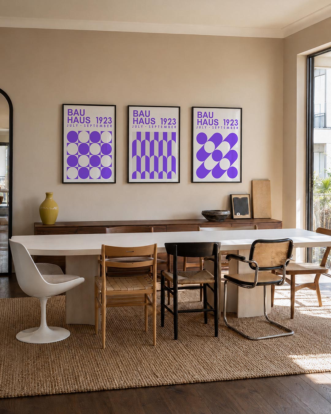 Cirkel en vierkant Posterset