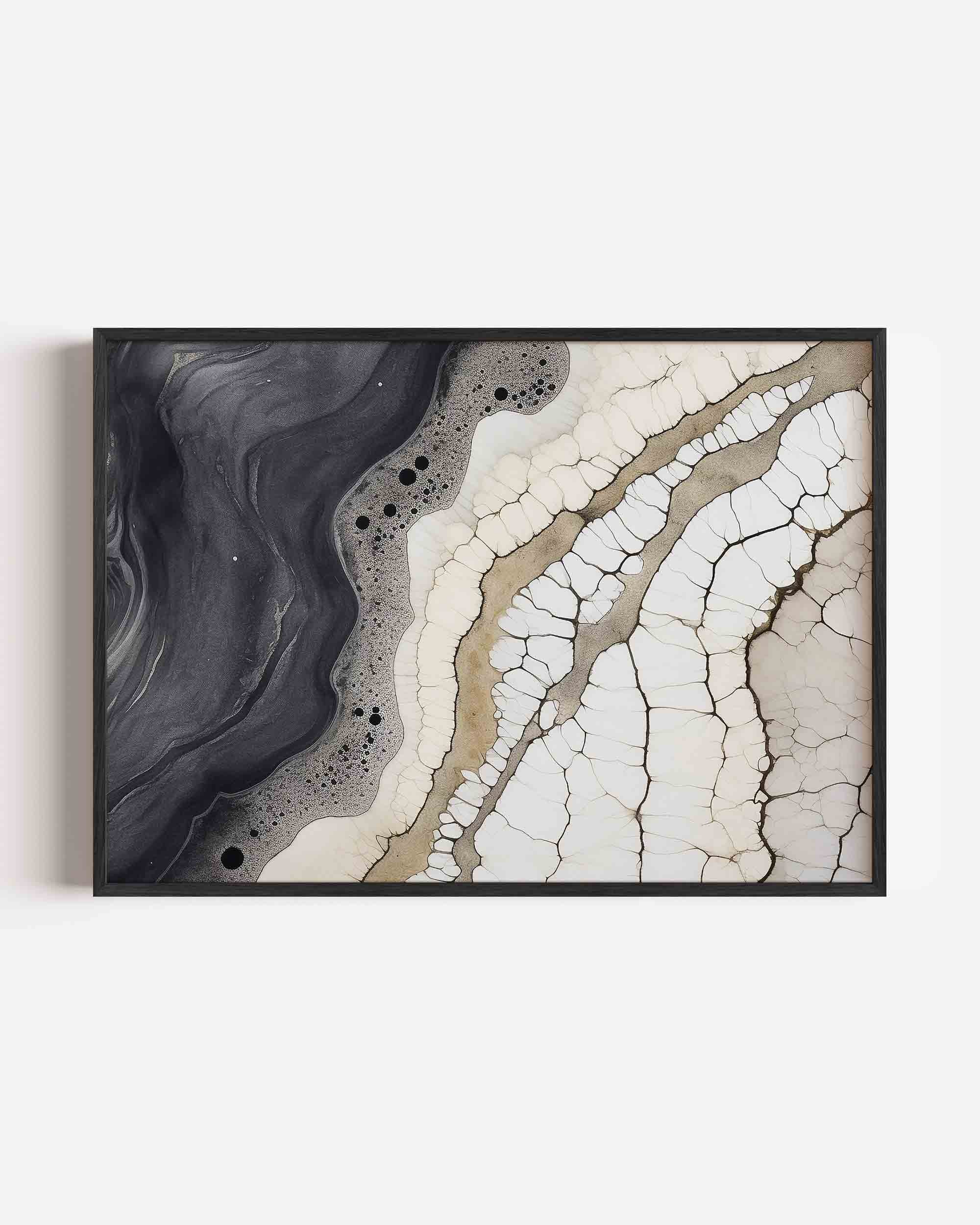 Abstracte lijnen en patronen Poster