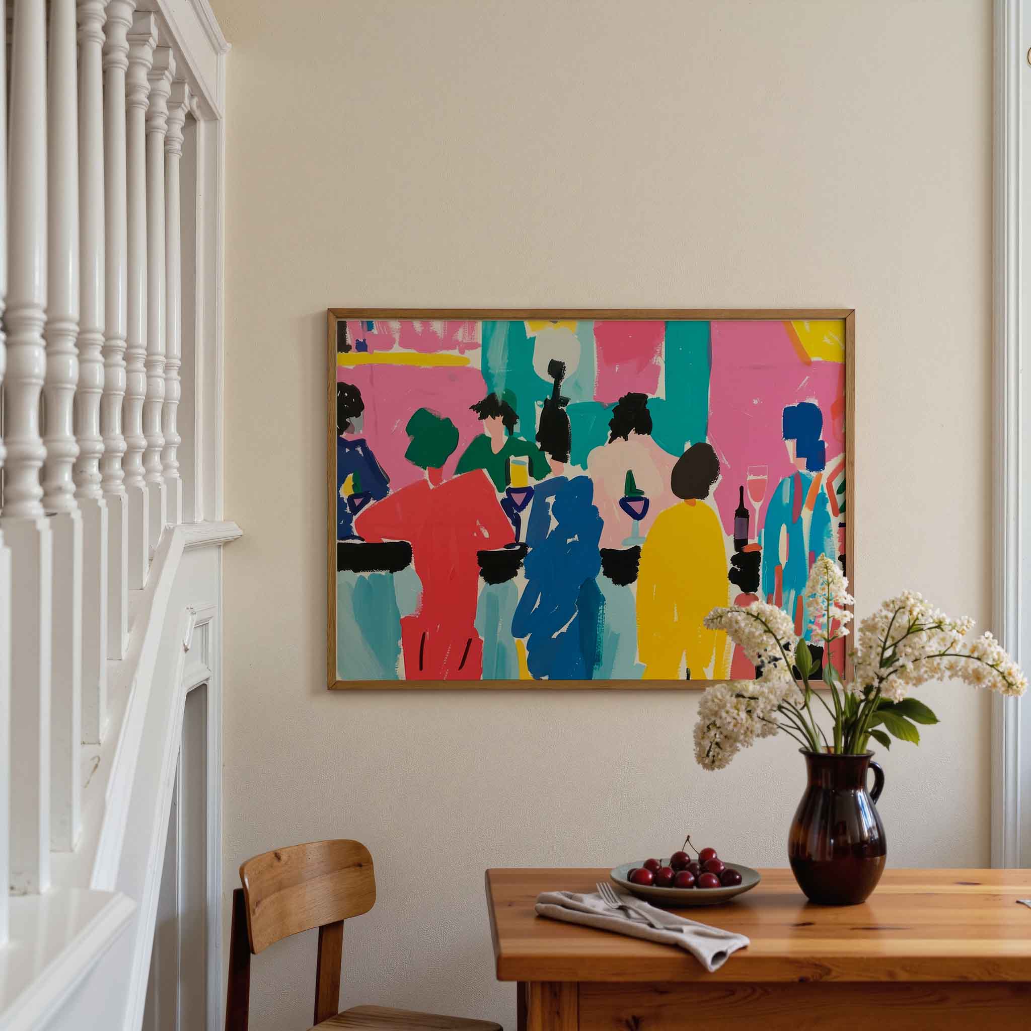 Levendige figuren Poster