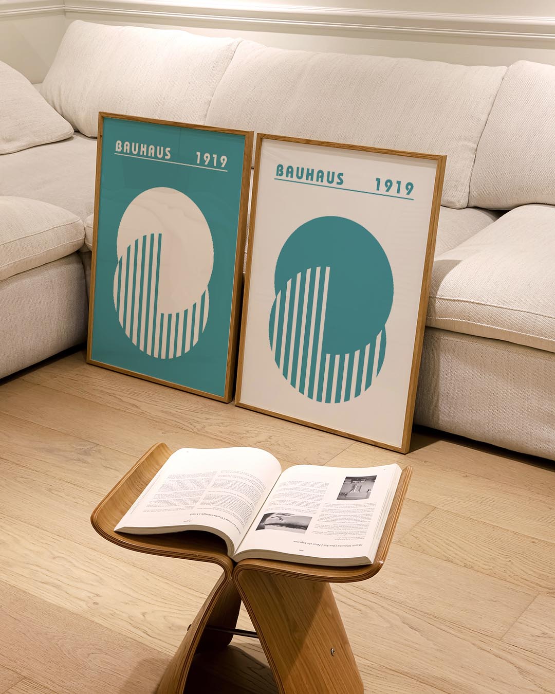 Cirkel en strepen Posterset