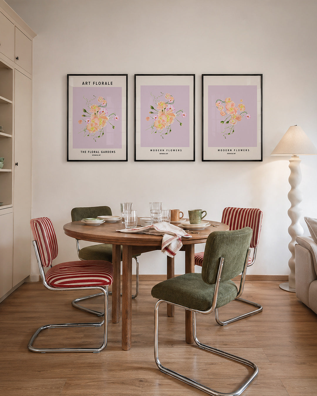 Bloemrijke harmonie Posterset