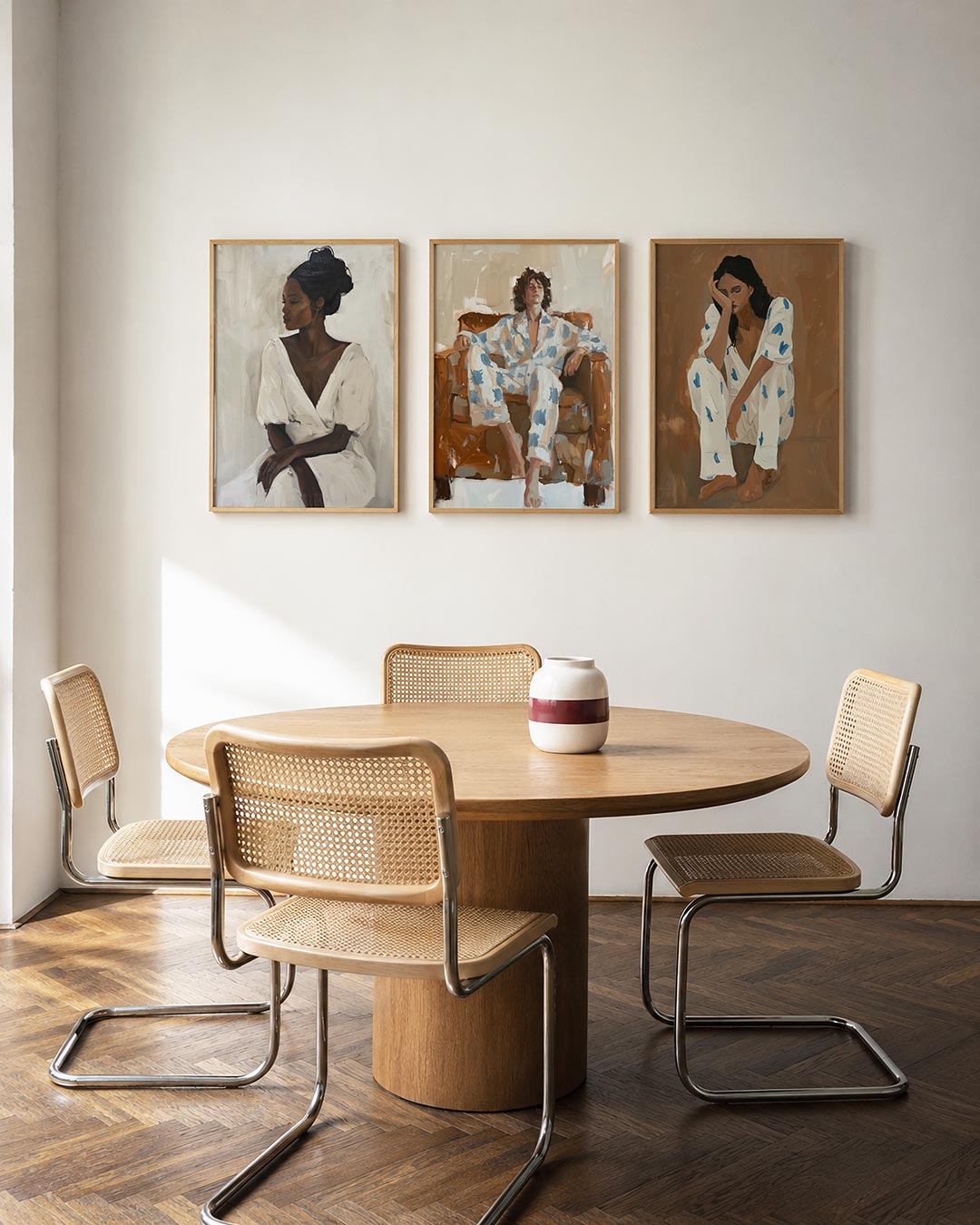 Zachte portretlijnen Posterset