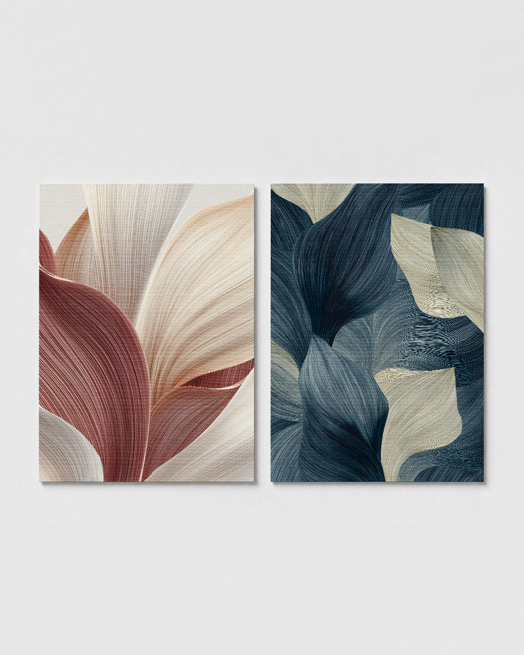 Golvend lijnenspel Posterset