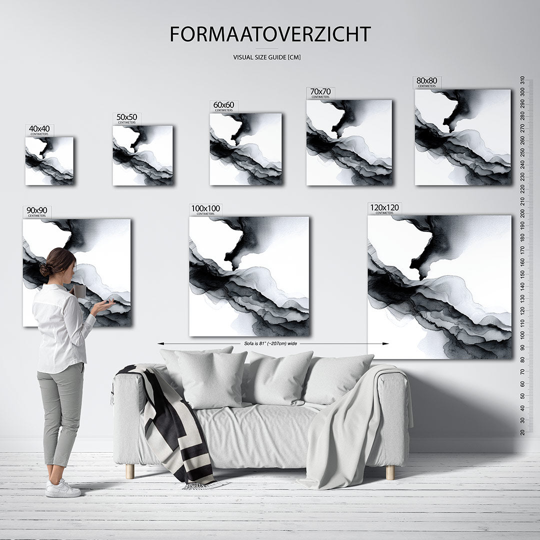 Organische lijnen Kunstwerk