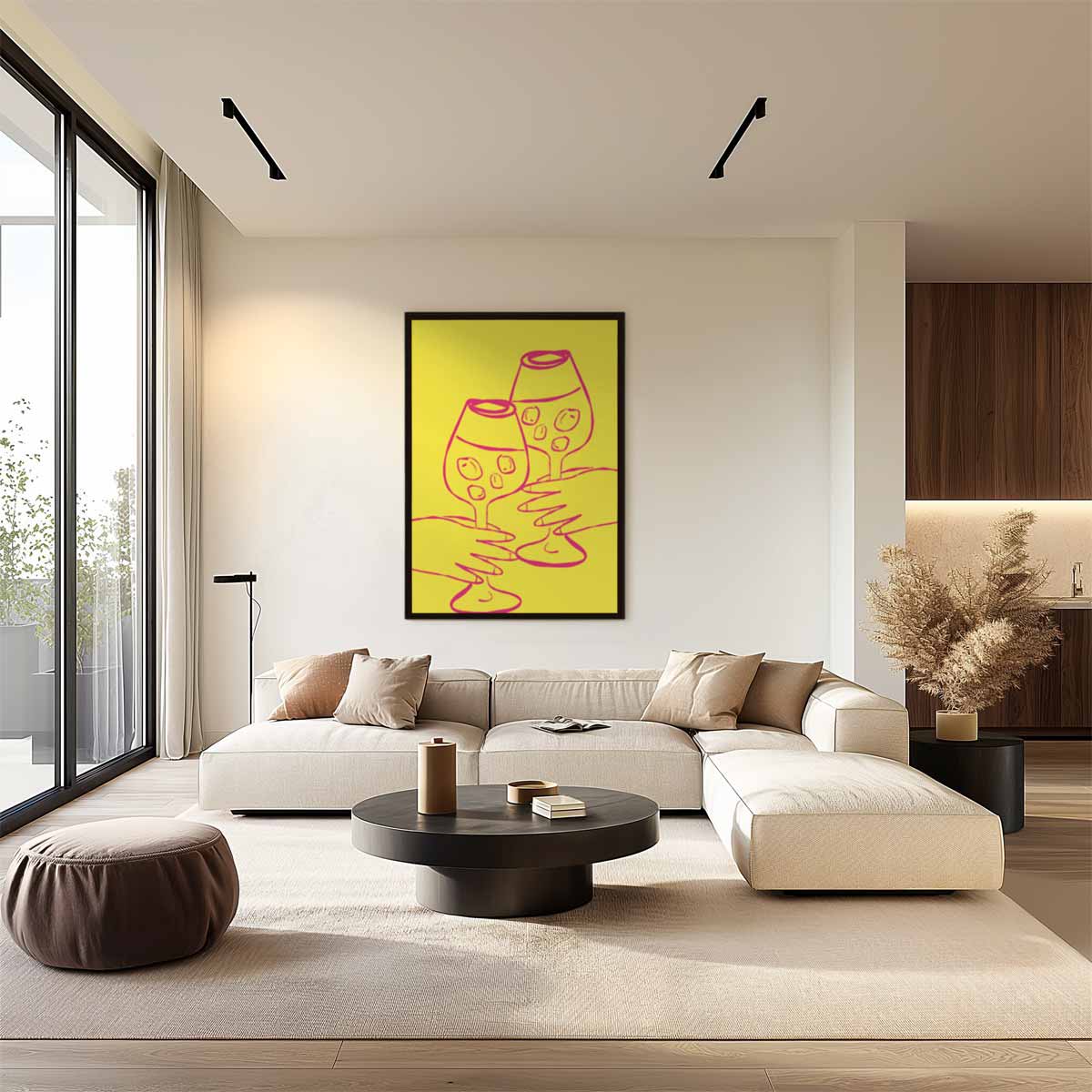 Cheers in Kleur Kunstwerk-canvas-dibond-plexiglas-wanddecoratie-WallArtistic