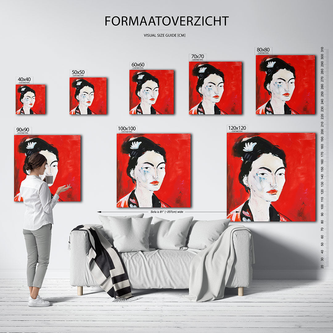 Abstracte Kunstwerk