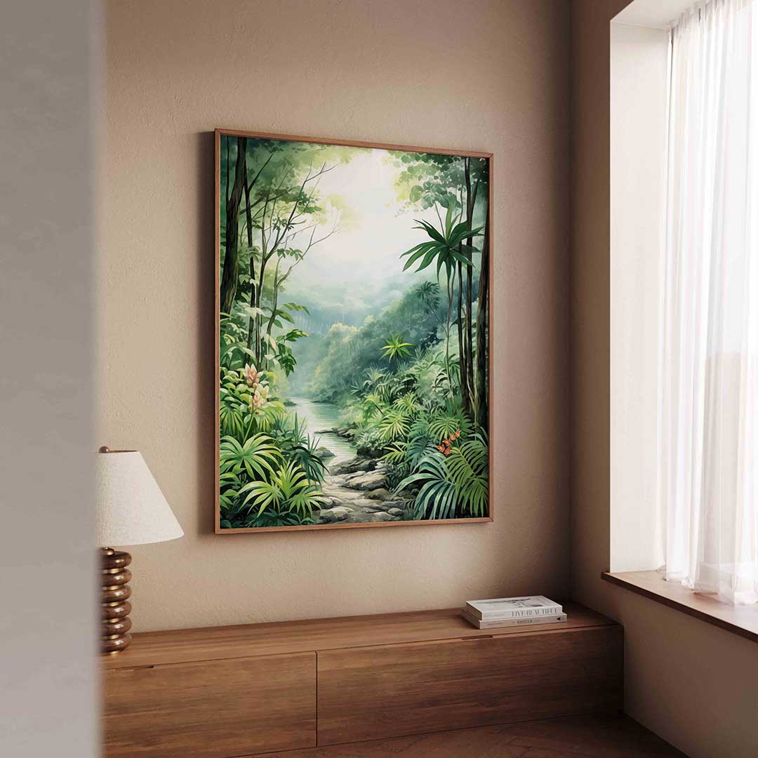 Weelderige jungle Poster
