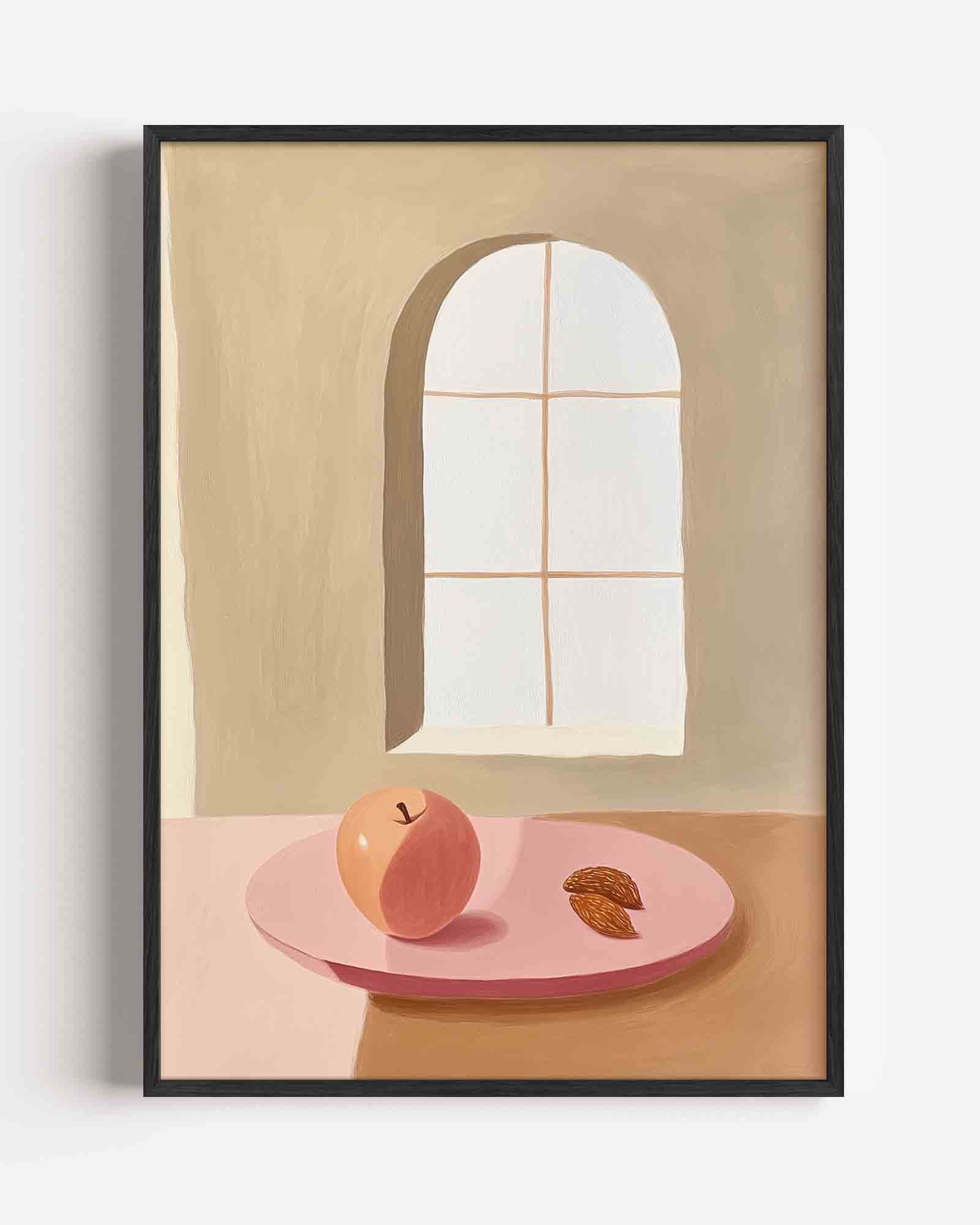 Appel en amandelen Poster