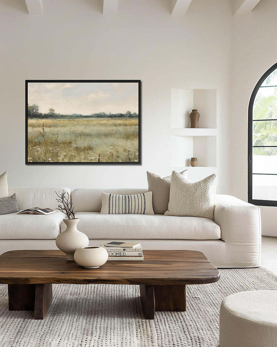 Rustig landschap Kunstwerk