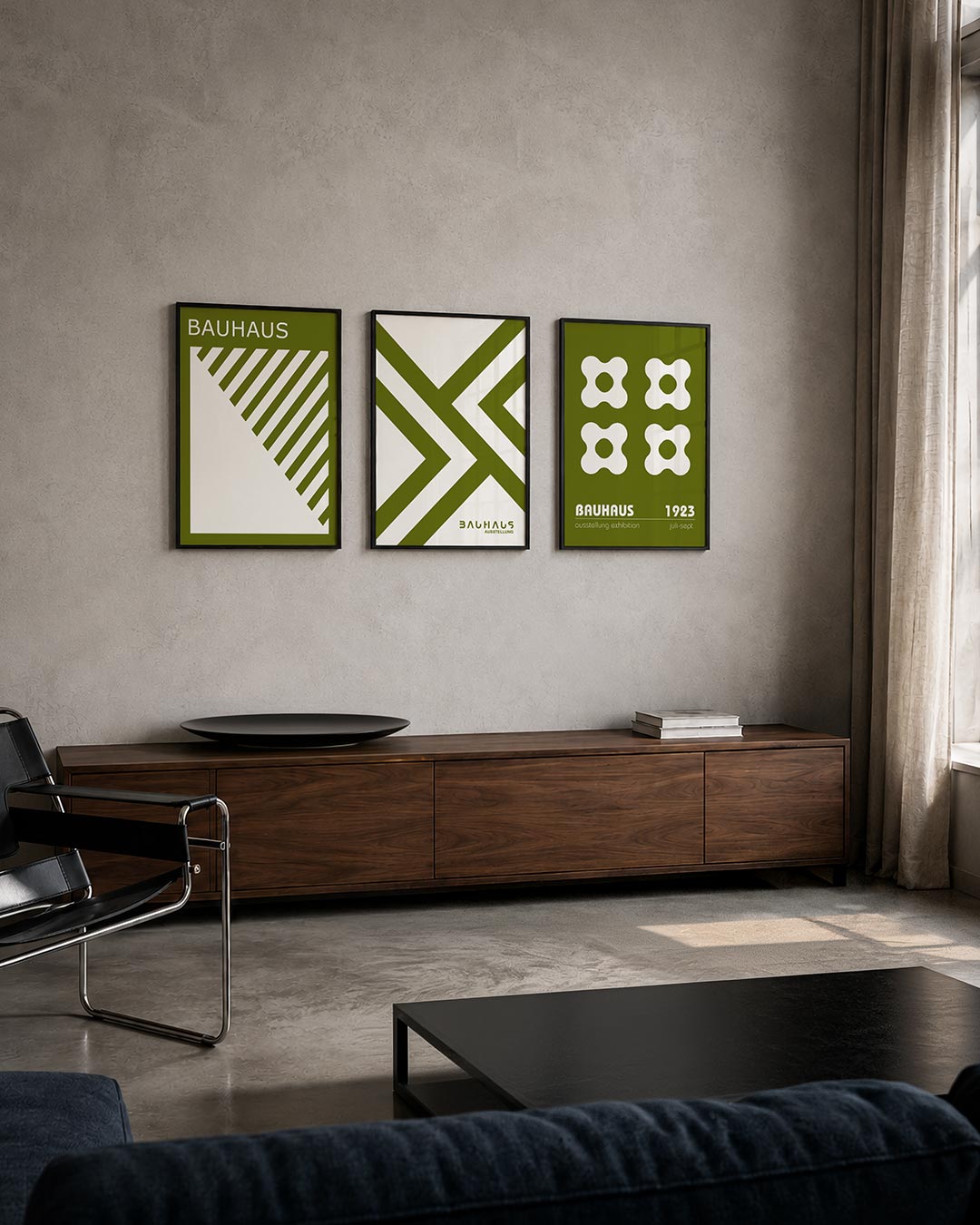 Diagonal lijnen Posterset
