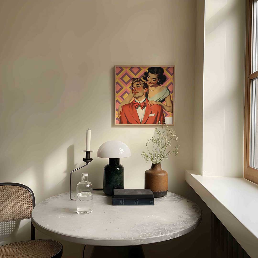 Stijlvol koppel Poster