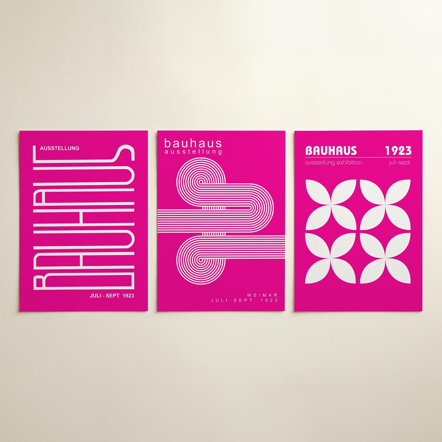 Lijnen en kleurvlakken Posterset