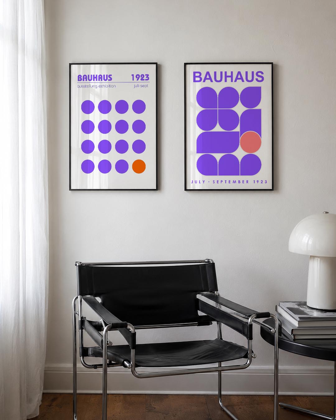 Cirkelpatroon en kleur Posterset