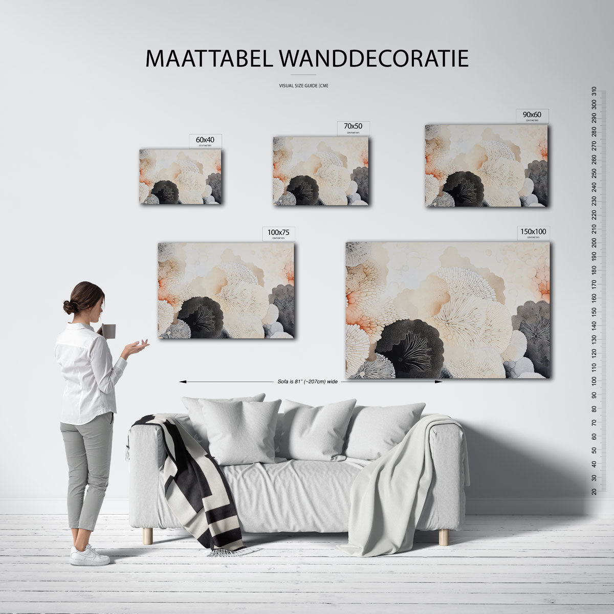 Organische vormen Kunstwerk