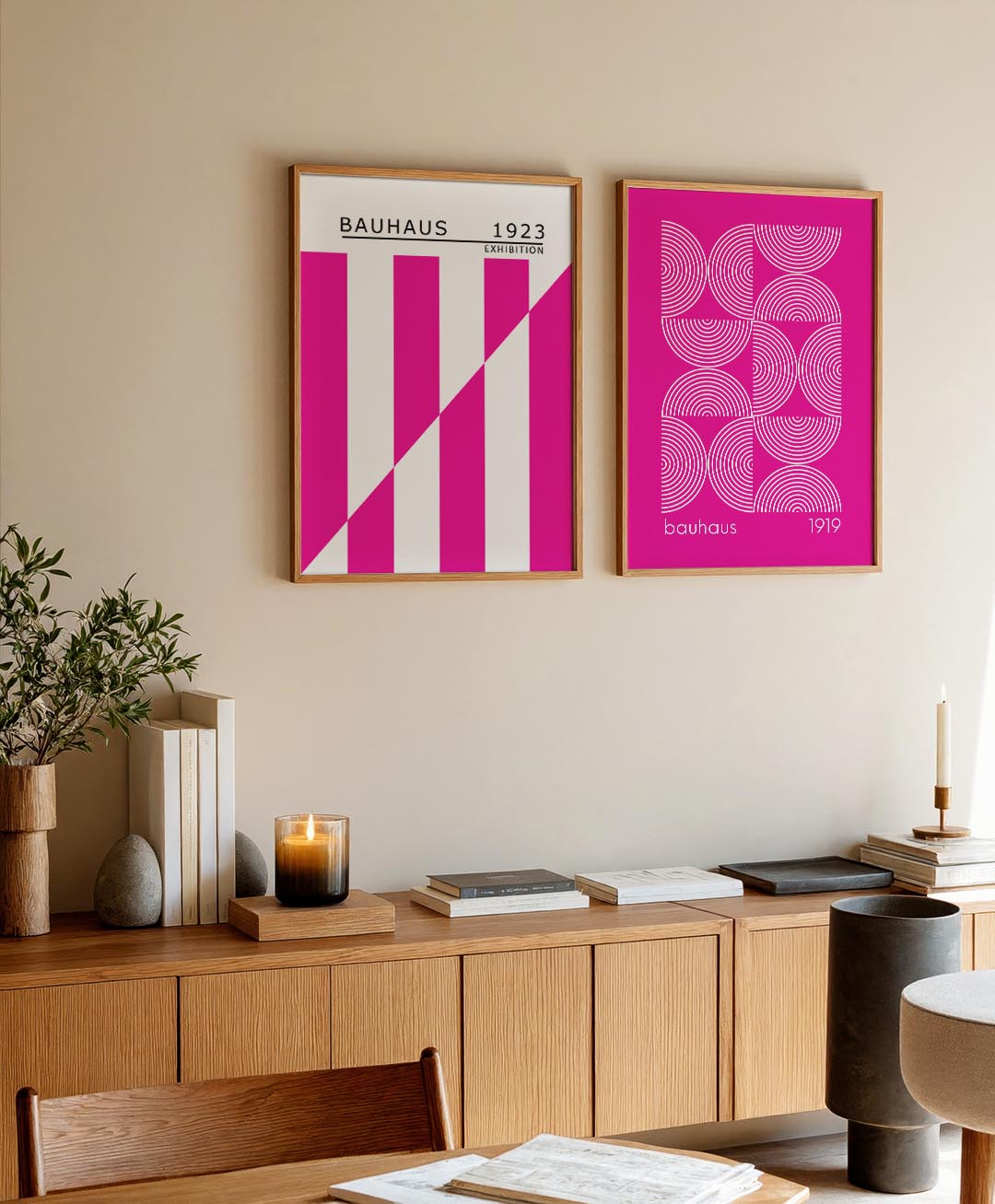 Kleur en lijnenspel Posterset