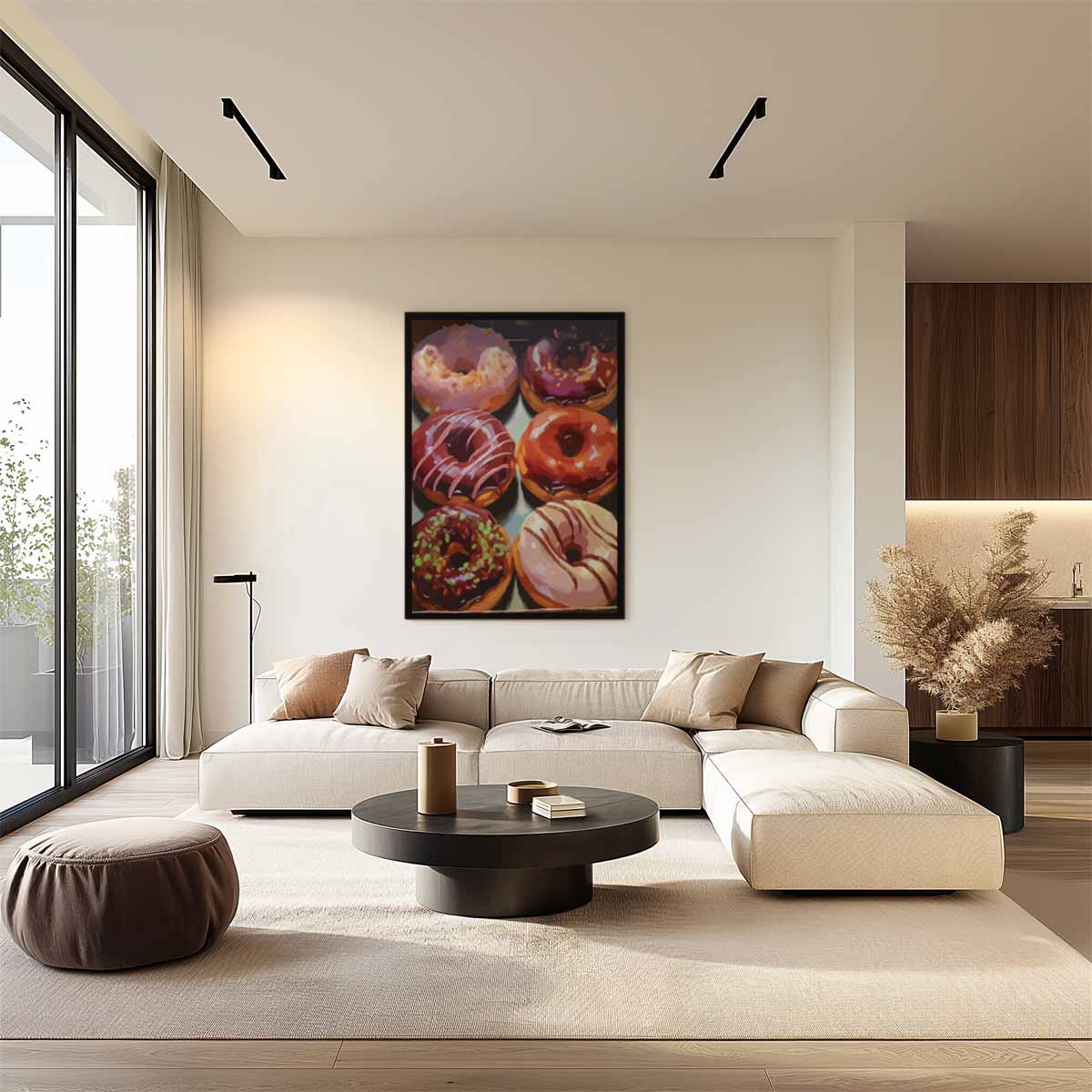 Donut Droom Kunstwerk-canvas-dibond-plexiglas-wanddecoratie-WallArtistic