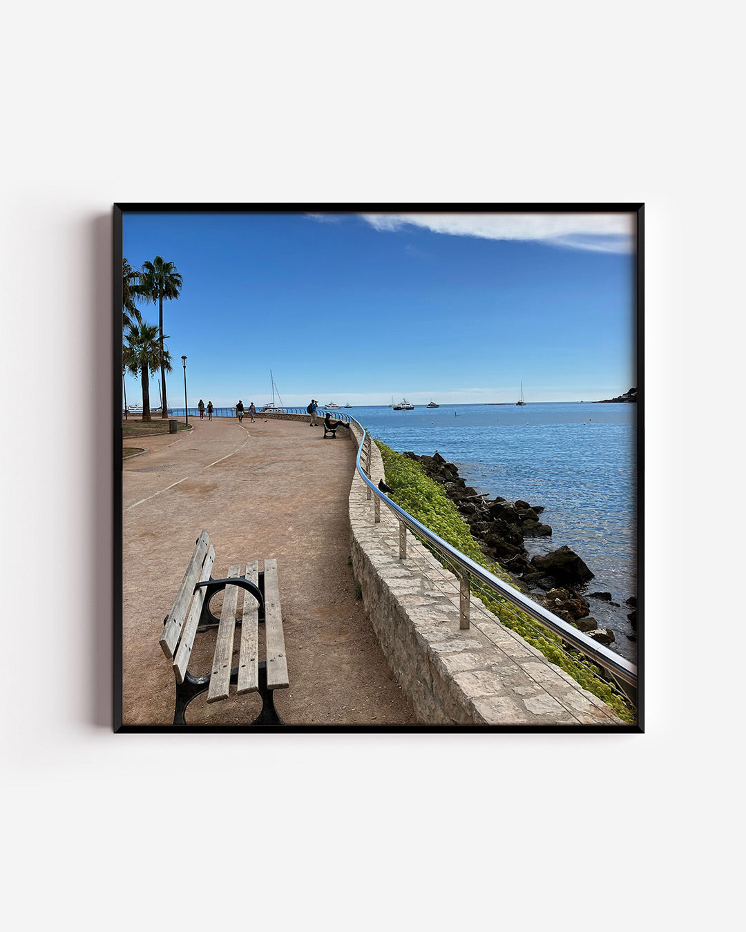 Zomerse kustwandeling Poster