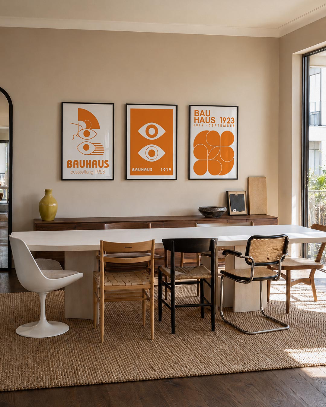 Oog en lijnenspel Posterset