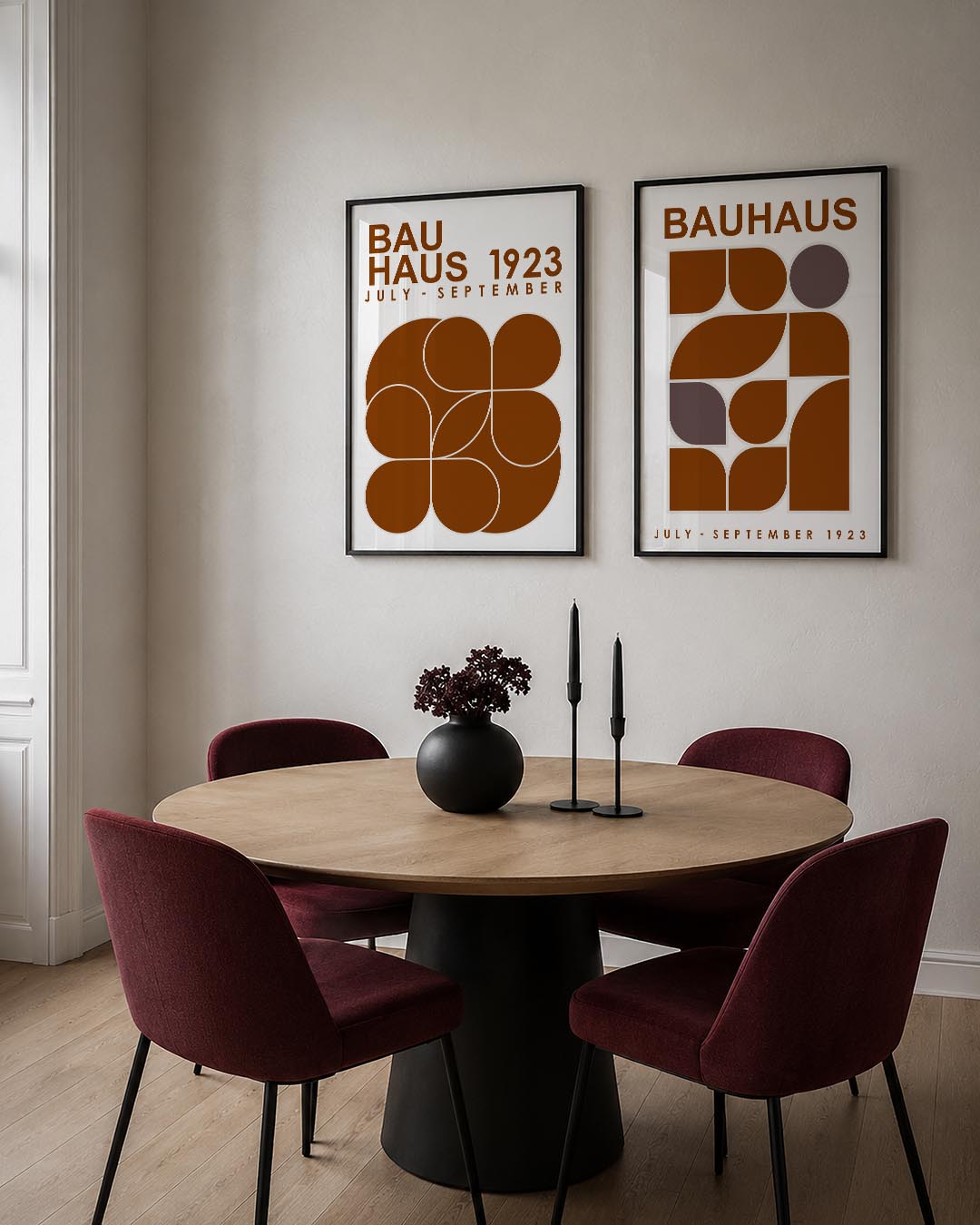 Ronde vormen harmonie Posterset
