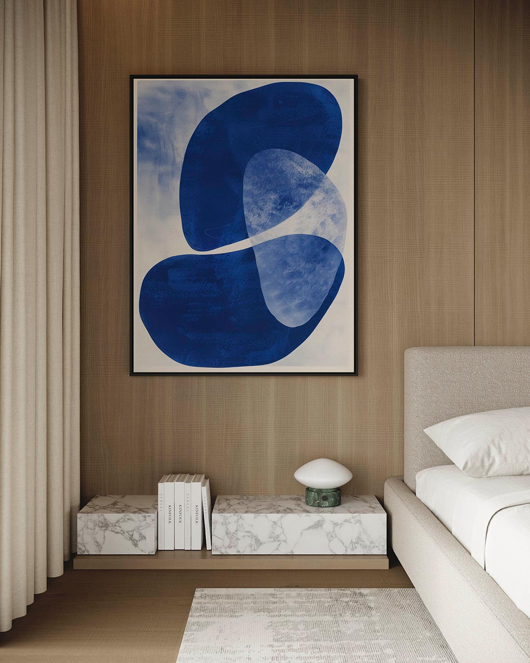 Organische vormen compositie Kunstwerk