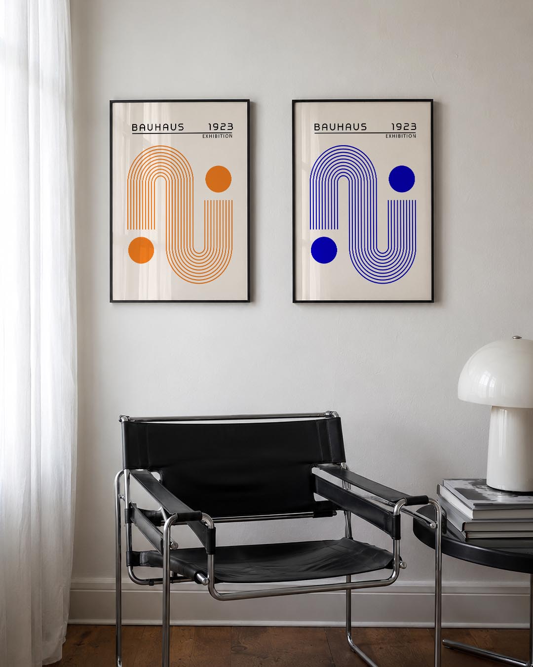 Lijnen en cirkelspel Posterset
