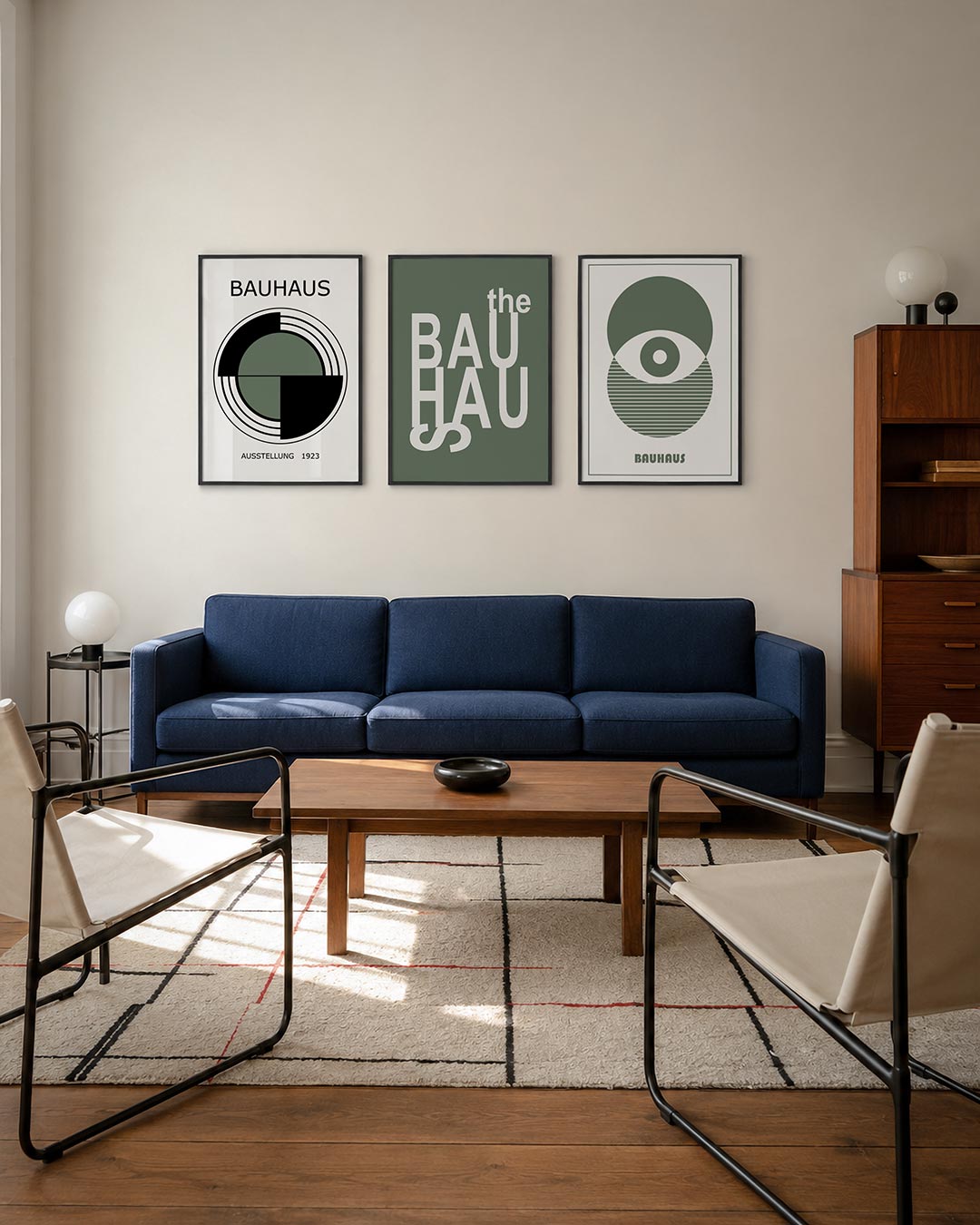 Cirkelritme en lijnen Posterset
