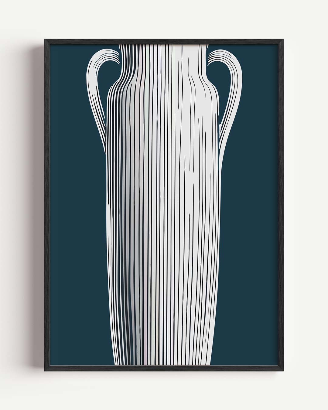 Stijlvolle Vaas Illustratie Poster-WallArtistic