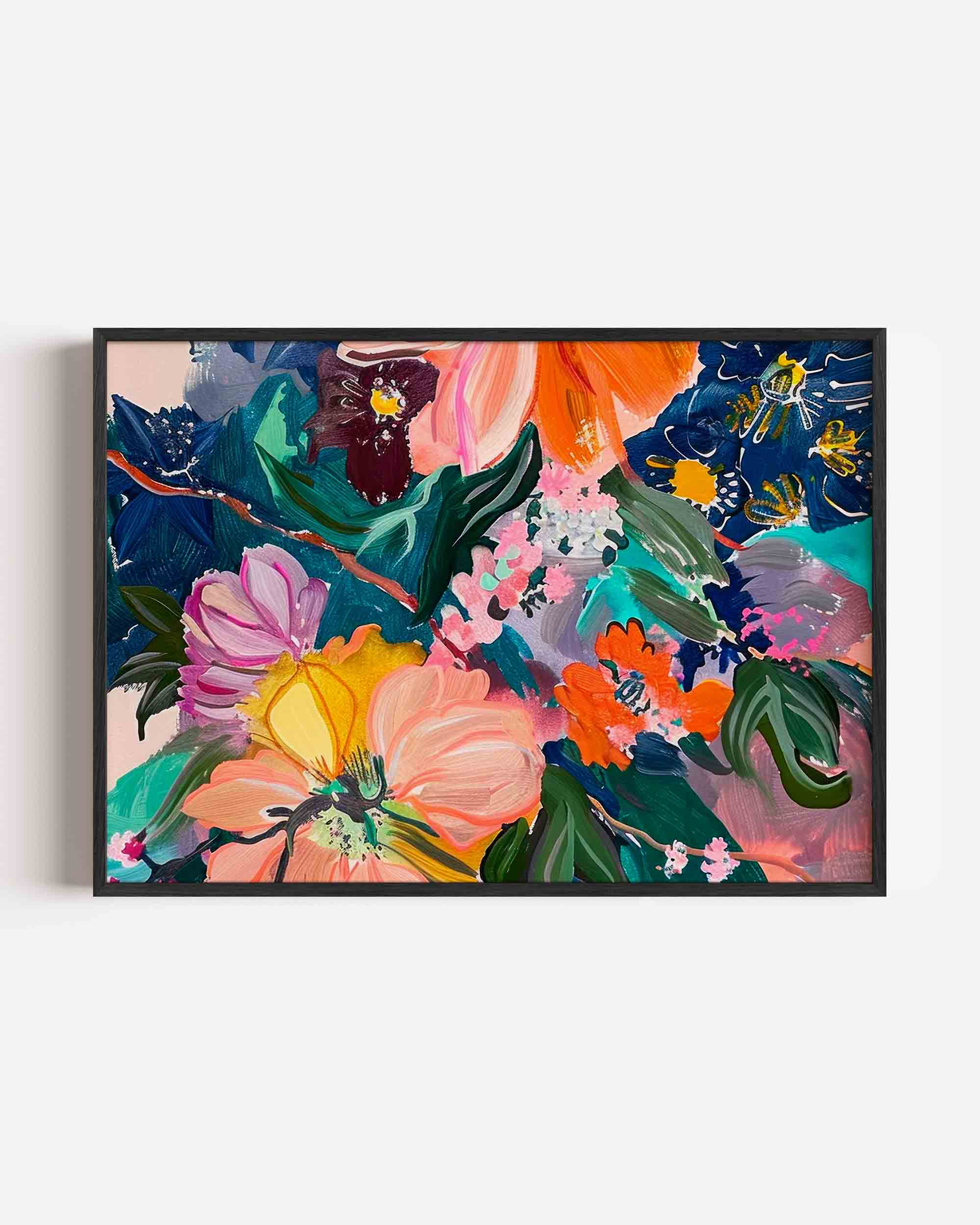 Bloemenexplosie Poster