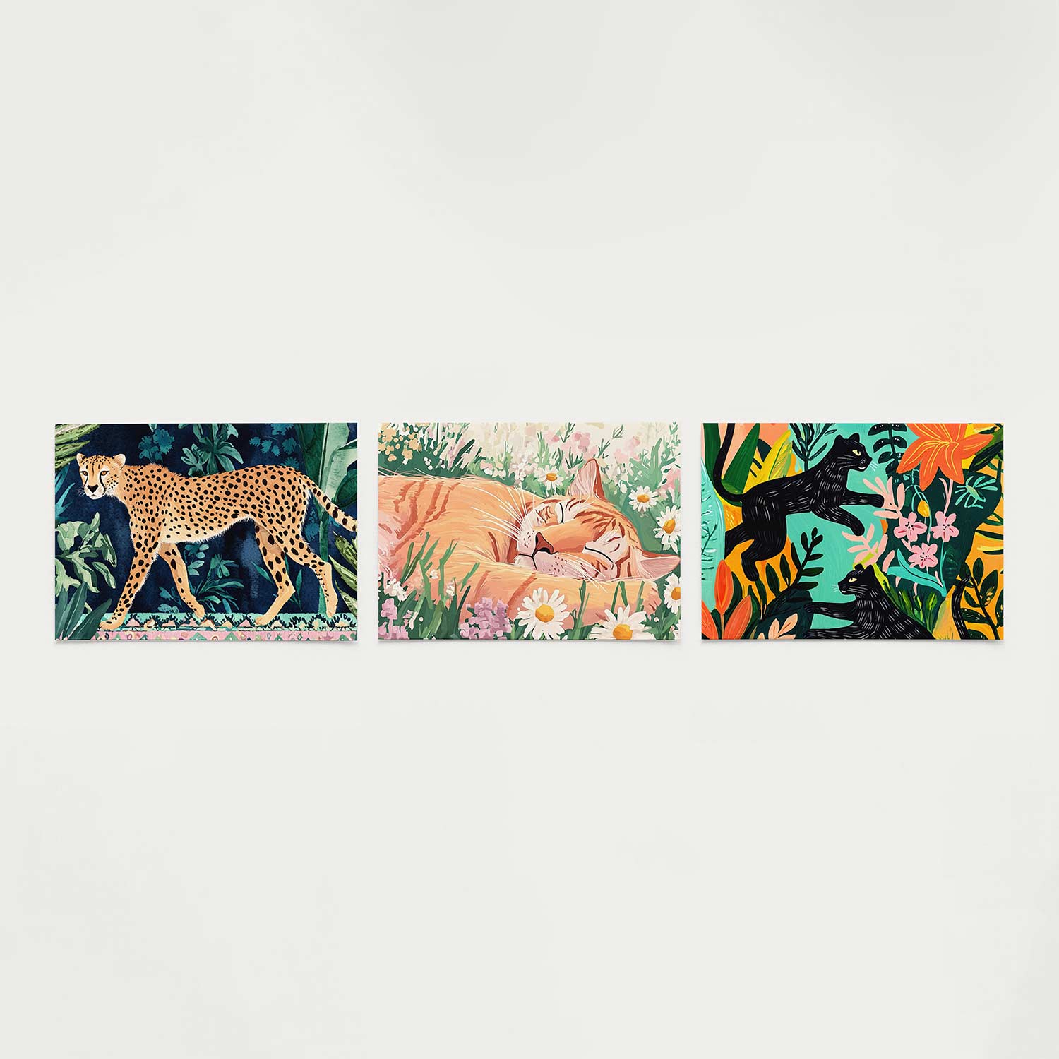 Jungle elegantie Posterset