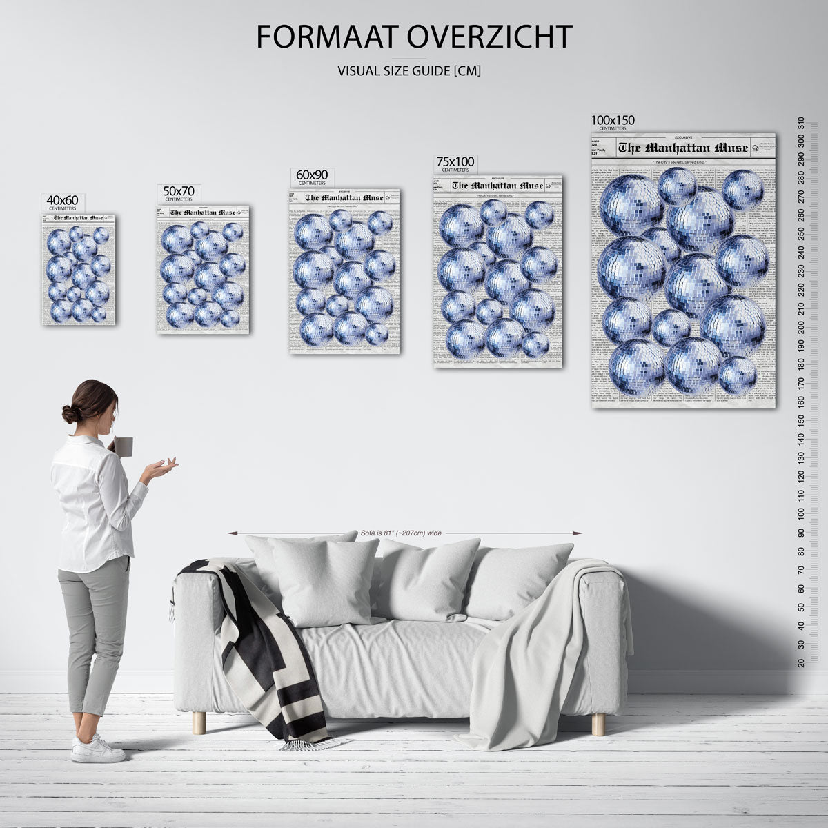 Reflecterende bollen Kunstwerk