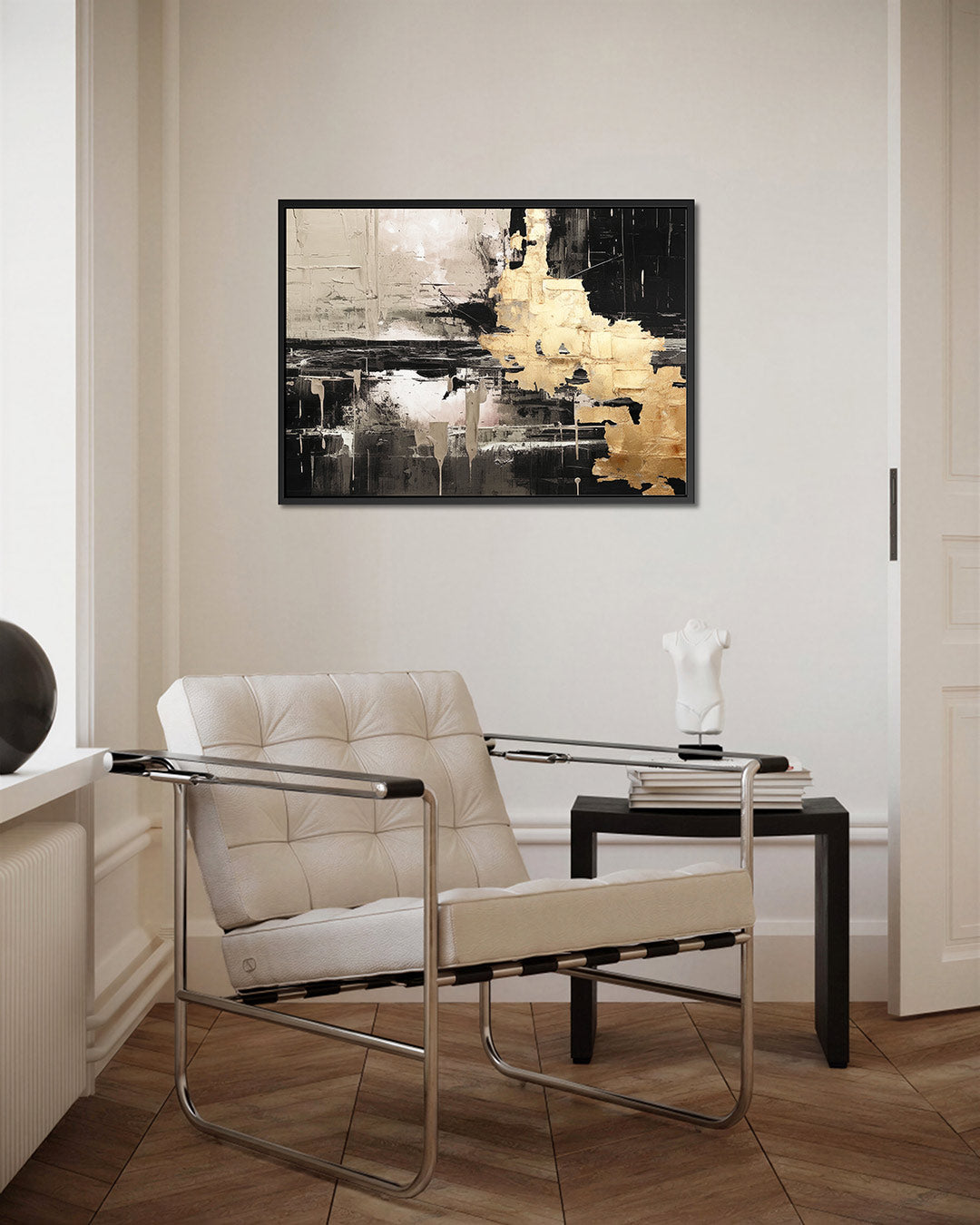 Gelaagde textuur compositie Kunstwerk