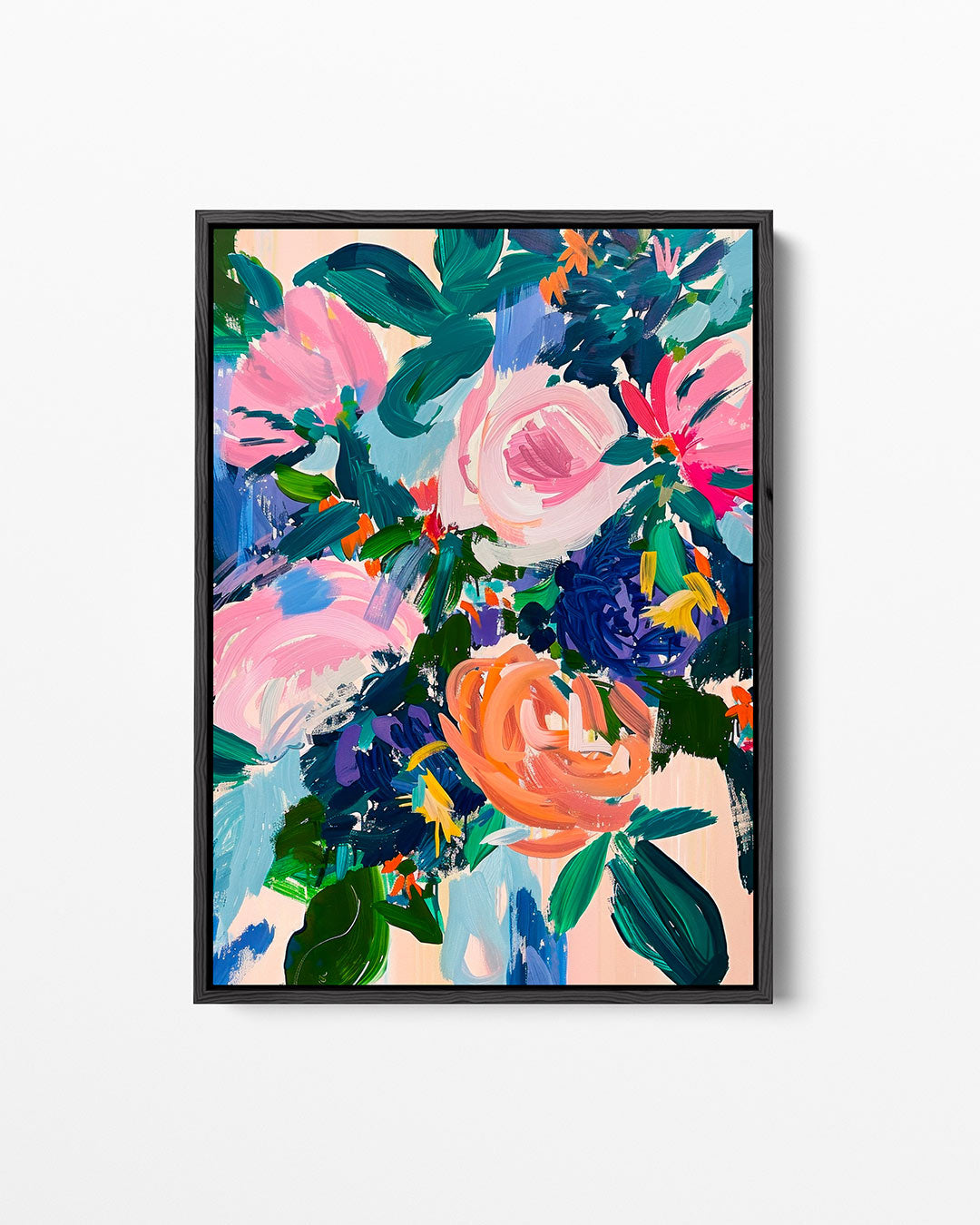 Kleurrijke bloemenpracht Kunstwerk