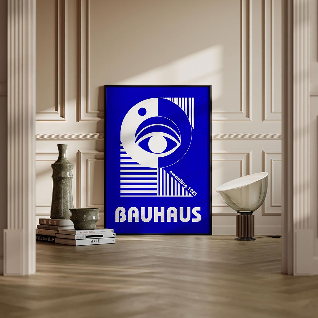 Oog en lijnen Poster
