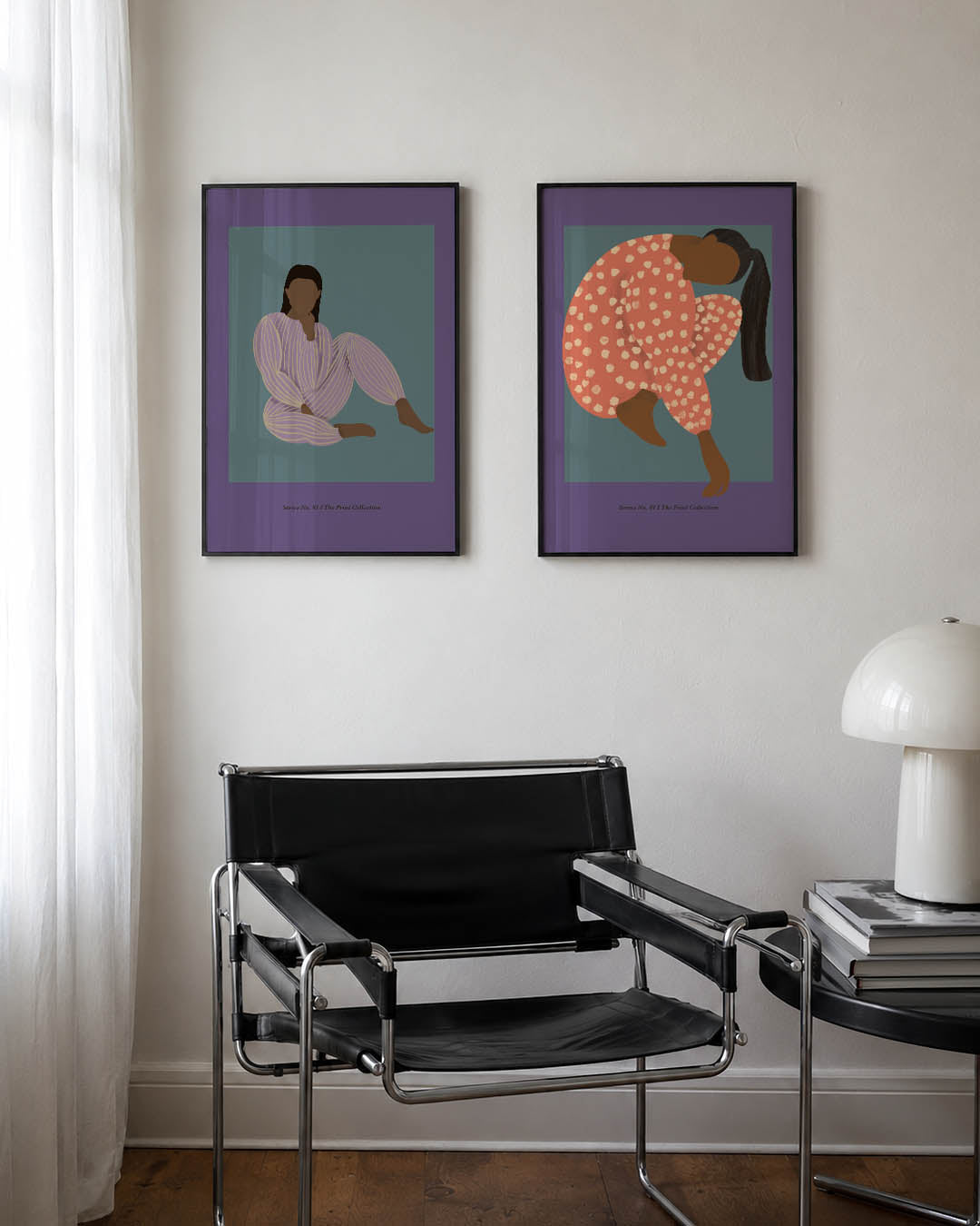 Zittende figuur Posterset