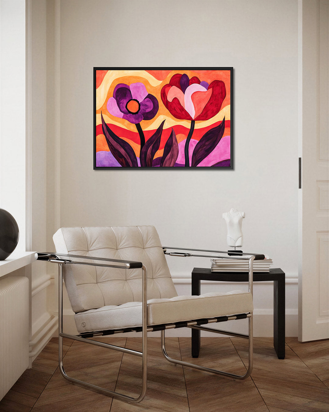Bloemrijke kleurenpracht Kunstwerk
