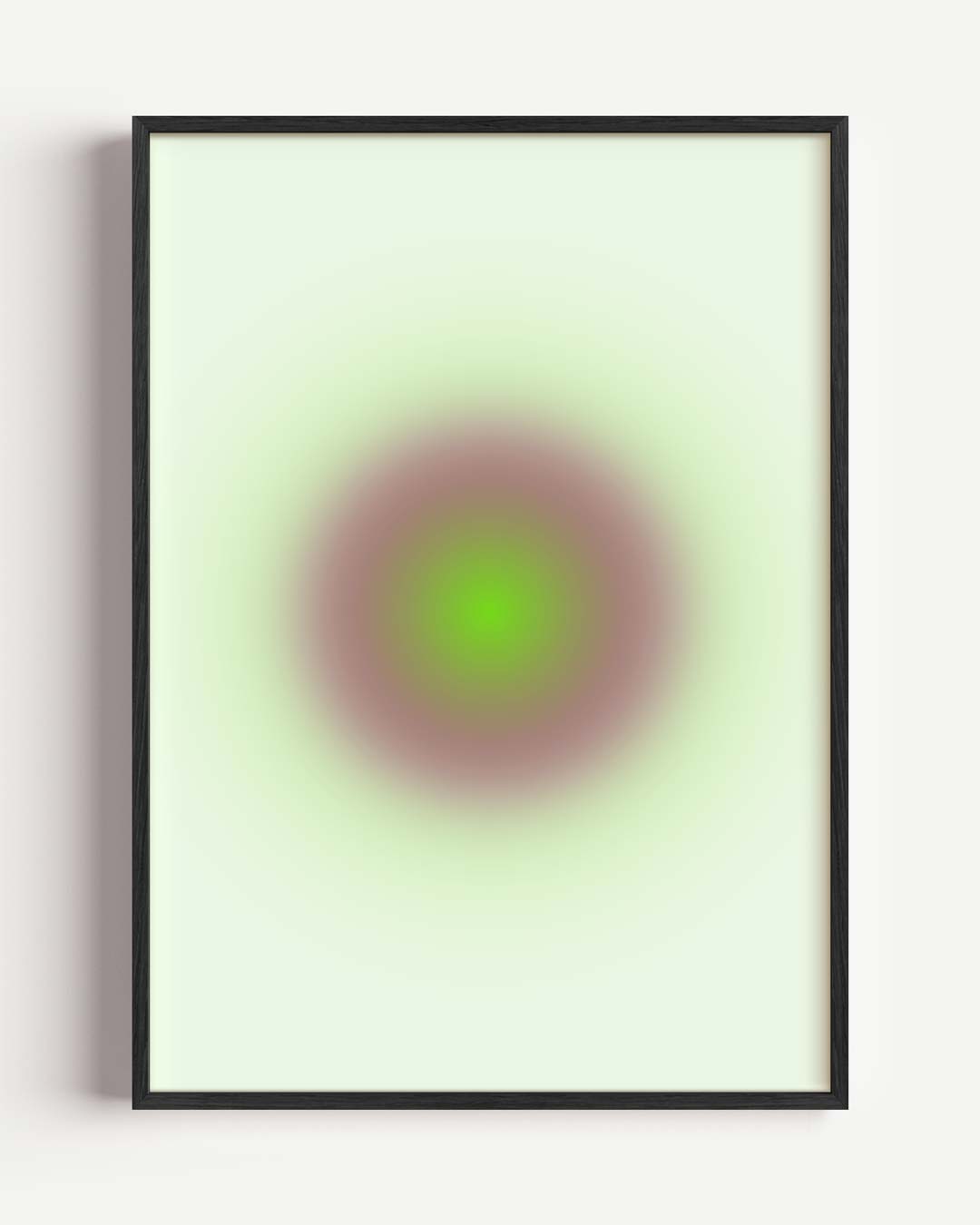 Stralende Aura Mandala Poster-WallArtistic