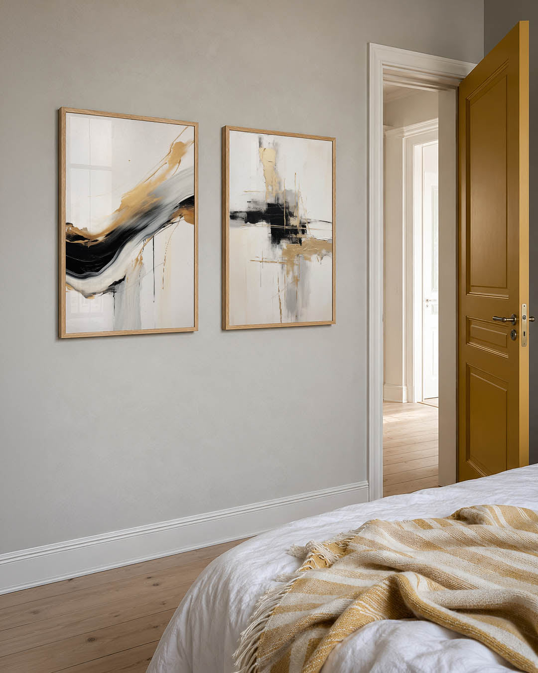 Gouden stroom Posterset