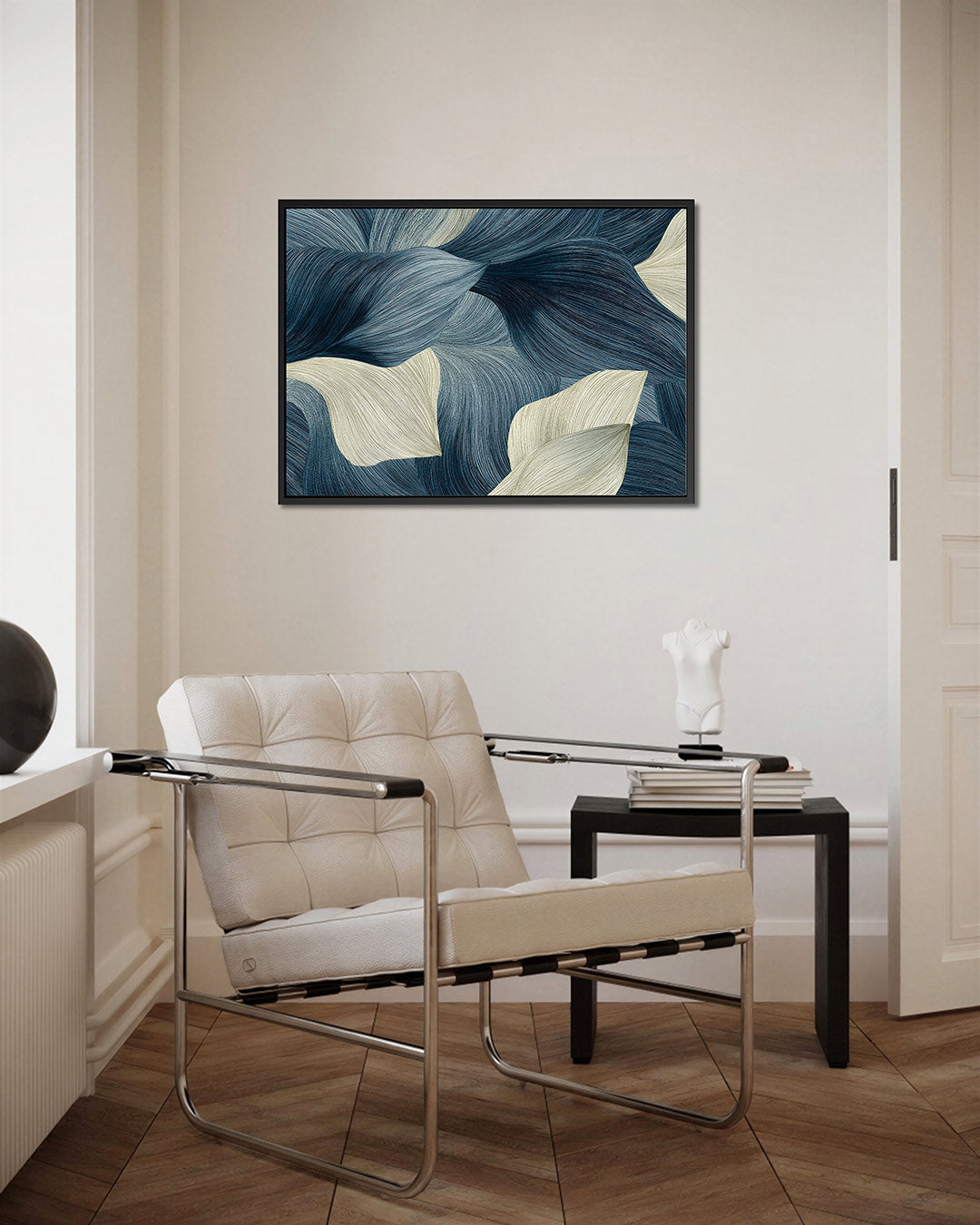 Golvende lijnen compositie Kunstwerk